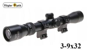 Profesjonalna Luneta Celownicza (do wiatrwek...) VOGLER OPTIK 3-9x32 + Monta 11mm + Akcesoria. - 2873918475