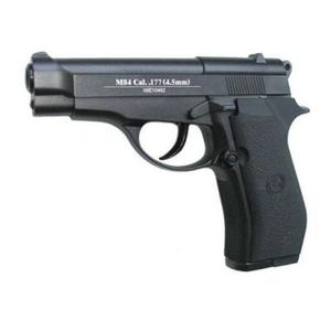 Wiatrwka - Beretta M84 Full Metal na ruty Kulki BB/BBs 4,46mm (napd Co2). - 2867297293