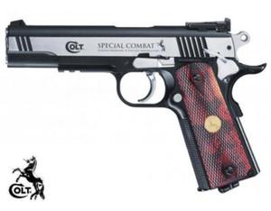 Wiatrwka - Colt Specjal Combat Classic Full Metal na ruty BB/BBs 4,46mm (napd Co2). - 2869801669