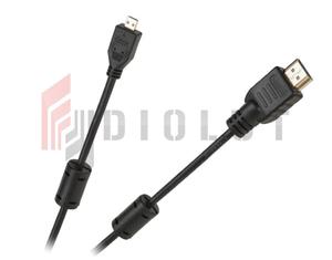 Kabel wtyk HDMI typ A - wtyk mikro HDMI typ D Cabletech economic - 2861195346