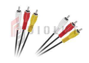 Kabel 3 x RCA - 3 x RCA 1,8m - 2861195420