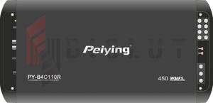 Wzmacniacz samochodowy Peiying Basic PY-B4C110R 4 kanay - 2861195809