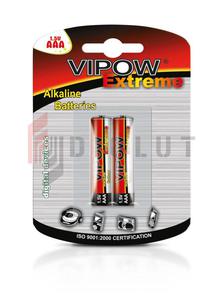 Baterie alkaliczne VIPOW EXTREME LR03 2szt./bl. - 2861196743