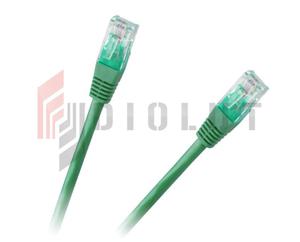 Patchcord kabel UTP 8c wtyk-wtyk 1.5m CCA zielony - 2861197165