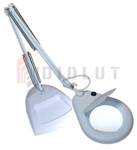Lampa warsztatowa z lup (127mm) 5 Dioptrii ZD-129 na podstawce - 2861191418
