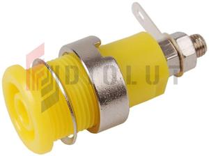 Gniazdo panelowe bezp. 4mm GLP301-Y 32A CAT II 1000V - 2861193407