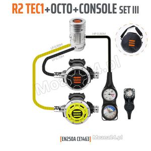 Tecline Set3 R2 TEC1 + Octopus + Manometr + Gbokociomierz + Kompas + Torba - 2827941233