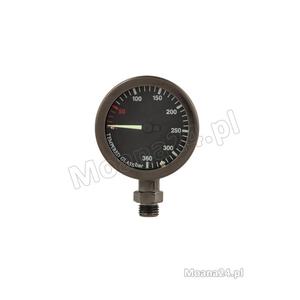 Manometr Tecline MANOMETR TECLINE 52 MM, SKALA 360 BAR, CINIENIE ROBOCZE 300 BAR, POKRYCIE CZARNE PVD - GOWICA MILITARY LINE - 2868897801