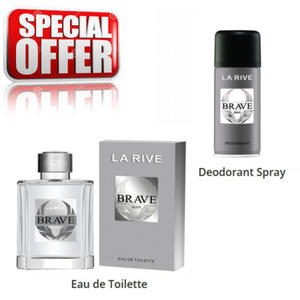 La Rive Brave Men - zestaw promocyjny, woda toaletowa, dezodorant - 2860885478