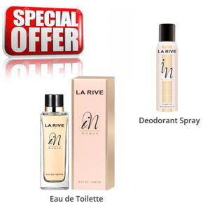 La Rive In Woman - zestaw promocyjny, woda perfumowana, dezodorant - 2860885491