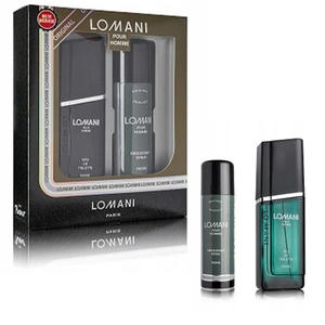 Lomani Pour Homme - zestaw, woda toaletowa, dezodorant - 2876107299