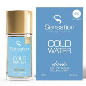 Sensation 419 Cold Water - woda perfumowana 36 ml - 2876107539