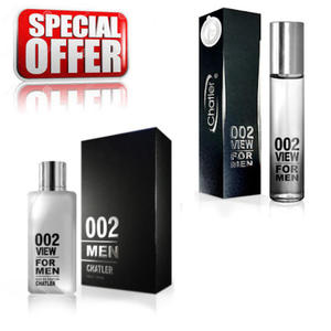 Chatler 002 View Men - zestaw promocyjny, woda perfumowana 100 ml + woda perfumowana 30 ml - 2876107586