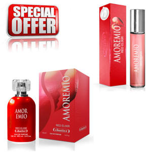 Chatler Amoremio Red Elixir - zestaw promocyjny, woda perfumowana 100 ml + woda perfumowana 30 ml - 2876107589