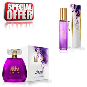 Chatler Aloha - zestaw promocyjny, woda perfumowana 100 ml + woda perfumowana 30 ml - 2876107606