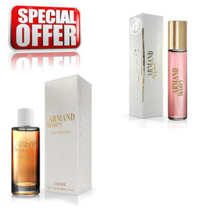 Chatler Armand Luxury White Woman - zestaw promocyjny, woda perfumowana 100 ml + woda perfumowana 30 ml - 2876107613