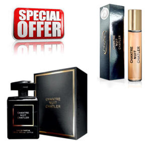 Chatler Chantre Nuit - zestaw promocyjny, woda perfumowana 100 ml + woda perfumowana 30 ml - 2876107619