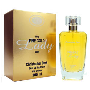 Christopher Dark Fine Gold Lady - woda perfumowana 100 ml - 2876107114