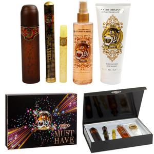 Cuba Must Have Tiger - zestaw, 3 x woda perfumowana, balsam do ciaa, mgieka w sprayu - 2876107115