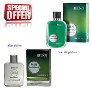 JFenzi Lasstore Enessence Men - zestaw promocyjny, woda perfumowana, woda po goleniu - 2858135101