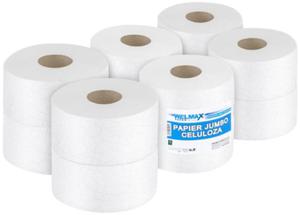 WELMAX Papier Toaletowy 2 Warstwowy MAXI JUMBO 12x120 m - 2879935469