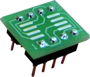 Adapter SO8-->DIL8 dla pamici szeregowych Flash, EEPROM i uP (SO8/SOIC8)