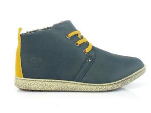 STYLOWE Ocieplane Mskie buty za Kostk - odcienie niebieskiego - 2781064616