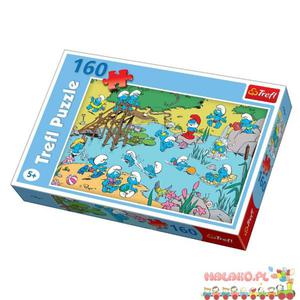 TREFL 160 EL. SMERFY WODNA ZABAWA PUZZLE - 2826390360