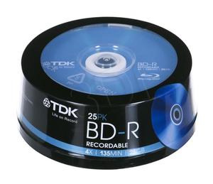 BD-R TDK (Blu-ray) 25GB 4X CAKE 25SZT.