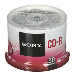 CD-R SONY 700MB 48X CAKE 50SZT 50CDQ80SP - 2826390872