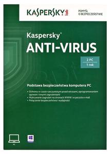 Kaspersky Anti-Virus 2015 Polish Edition. 2D1Y - 2826391061