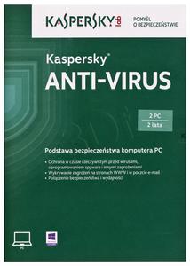 Kaspersky Anti-Virus 2015 Polish Edition 2D2Y BOX - 2826391064