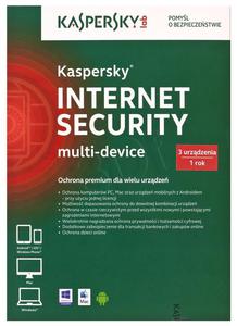 Kaspersky Internet Security Multi-Device 3D1Y - 2826391067