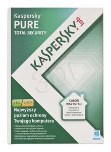 Kaspersky PURE 3.0 3D1Y Box - 2826391077