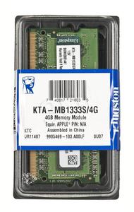 KINGSTON DED.NB KTA-MB1333S / 4G 4GB 1333MHz DDR3 - 2826391139