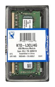 KINGSTON DED.NB KTD-L3CL / 4G 4GB 1600MHz DDR3L - 2826391217