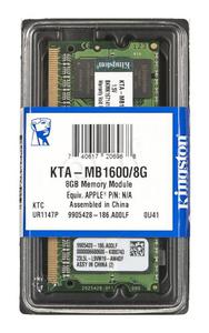 KINGSTON DED.NB KTA-MB1600 / 8G 8GB 1600MHz DDR3 - 2826391232