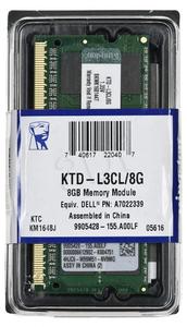 KINGSTON DED.NB KTD-L3CL / 8G 8GB 1600MHz DDR3 - 2826391237