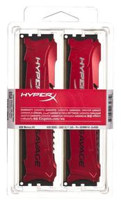 KINGSTON HyperX DDR3 2x4GB 2400MHz HX324C11SRK2 / 8 Savage - 2826391538