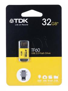 TDK FLASH TF60 32GB USB 2.0 Yellow - 2826391552