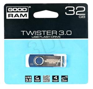 GOODRAM FLASHDRIVE 32GB USB 3.0 TWISTER Blue - 2826391578