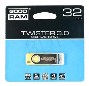 GOODRAM FLASHDRIVE 32GB USB 3.0 TWISTER Yellow - 2826391584