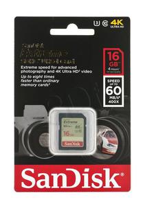 SANDISK SDHC 16GB EXTREME CLASS 10 U3 - 2826391612