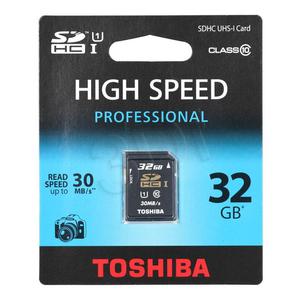 TOSHIBA SECURE DIGITAL SDHC 32GB class 10 UHS 1 - 2826391645