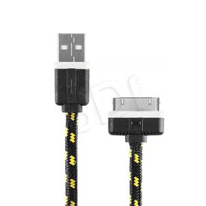 EXC KABEL KOMPATYBILNY Z IPHONE 3 / 3GS / 4 / 4S / IPAD 1 2 3 / IPOD TOUCH 1 2 3 4 / IPOD NANO 1 2 3 4 5 6 SLIM 1.5 METRA MIX - 2826392355