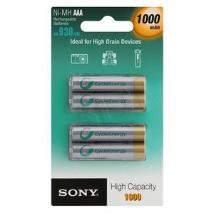 SONY AKUMULATOR AAA 1000 mAh 4 SZT NHAAAB4F - 2826392394