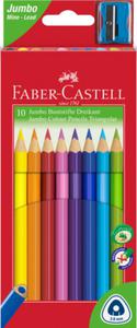 KREDKI JUMBO TRJKTNE 10 KOL TEMPERWKA FABER-CASTELL - 2874532815