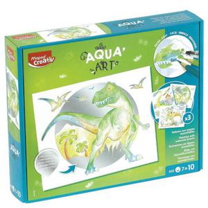 Kreatywny zestaw obrazy akwarelowe Maped Creativ Aqua Art Dinozaury - 2877574491