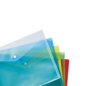 Koperta A5 na zatrzask przeroczysta miks kolorw - 2879647670