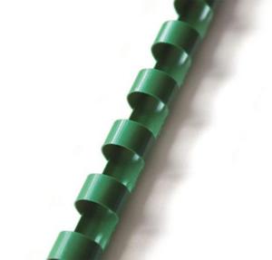 Grzbiety do bindowania plastik 12,5mm 100szt zielone - 2868300332